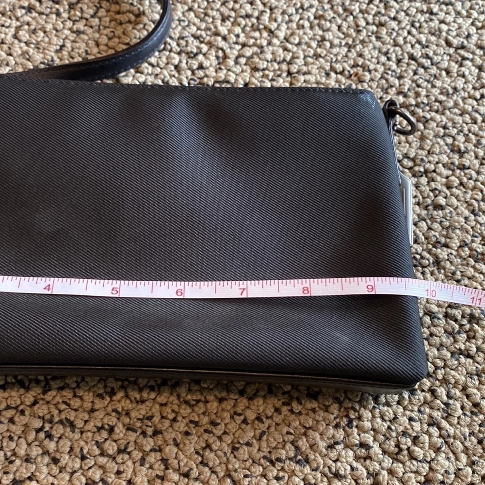 Coach Wristlet/Clutch Nylon & Leather Trim Bag in EUC